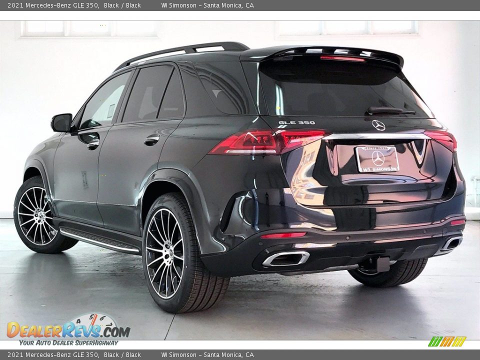 2021 Mercedes-Benz GLE 350 Black / Black Photo #2