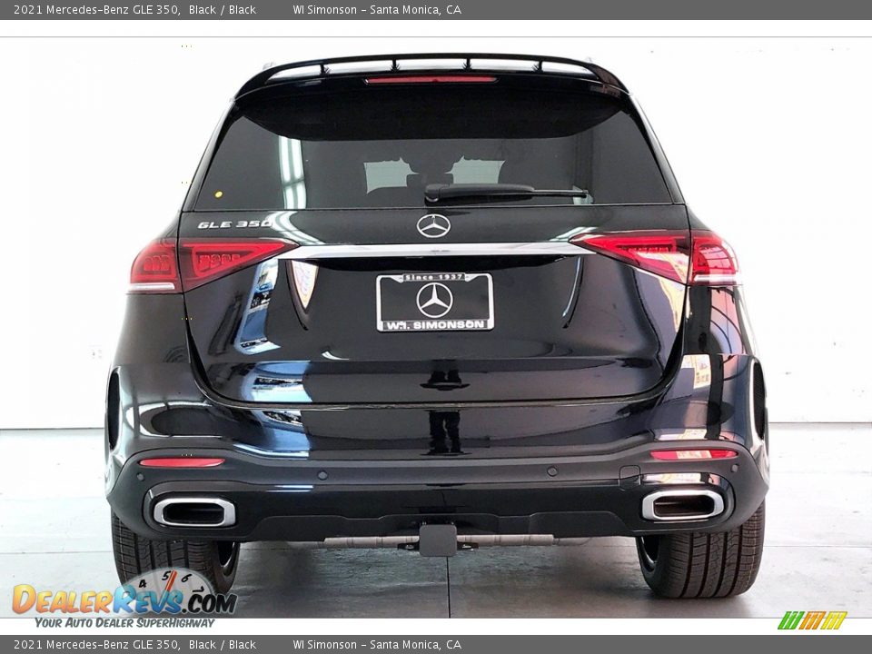 2021 Mercedes-Benz GLE 350 Black / Black Photo #3