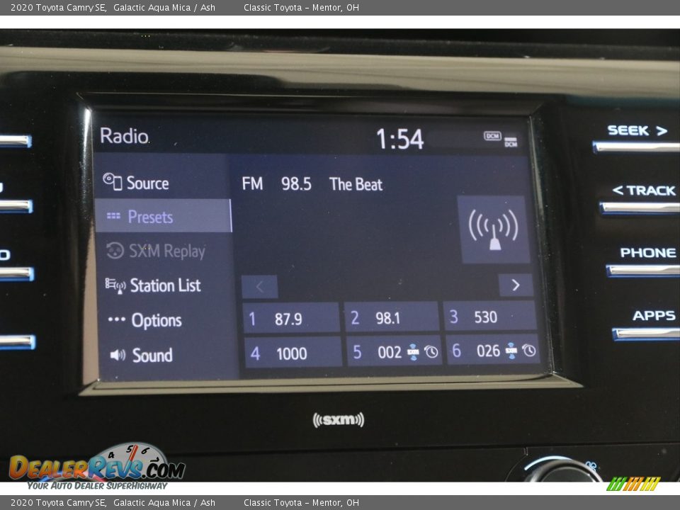 2020 Toyota Camry SE Galactic Aqua Mica / Ash Photo #10