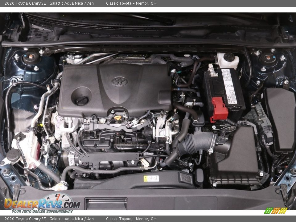 2020 Toyota Camry SE Galactic Aqua Mica / Ash Photo #18