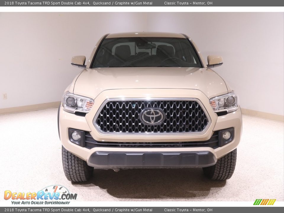 2018 Toyota Tacoma TRD Sport Double Cab 4x4 Quicksand / Graphite w/Gun Metal Photo #2