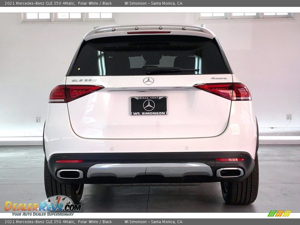 2021 Mercedes-Benz GLE 350 4Matic Polar White / Black Photo #3