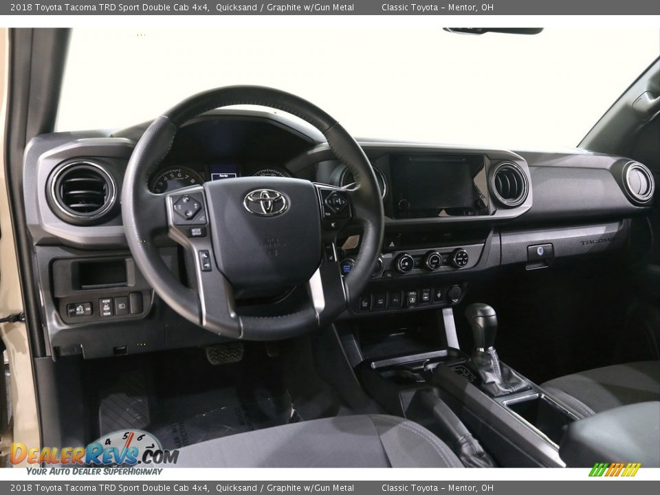 2018 Toyota Tacoma TRD Sport Double Cab 4x4 Quicksand / Graphite w/Gun Metal Photo #6