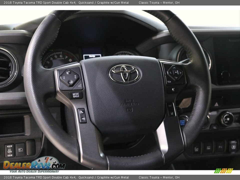 2018 Toyota Tacoma TRD Sport Double Cab 4x4 Quicksand / Graphite w/Gun Metal Photo #7