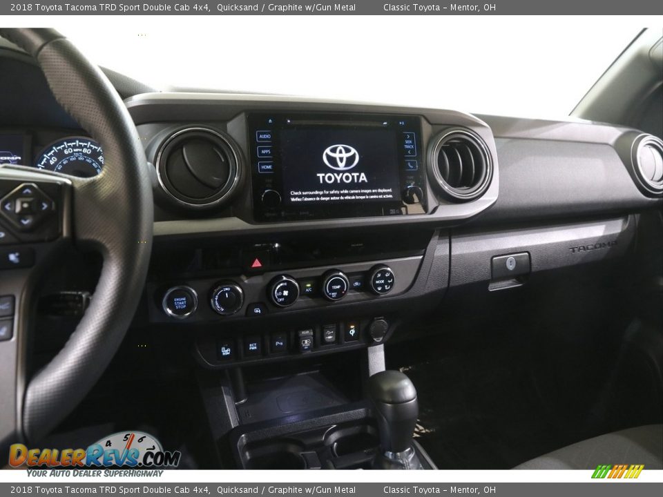 2018 Toyota Tacoma TRD Sport Double Cab 4x4 Quicksand / Graphite w/Gun Metal Photo #9
