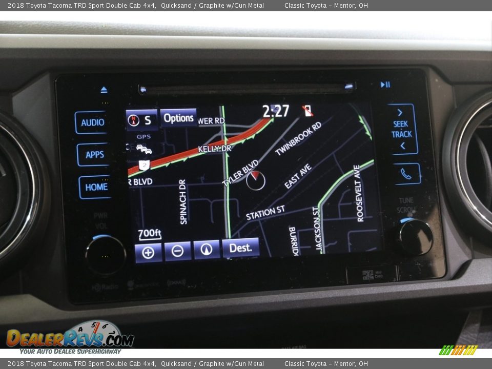 2018 Toyota Tacoma TRD Sport Double Cab 4x4 Quicksand / Graphite w/Gun Metal Photo #10