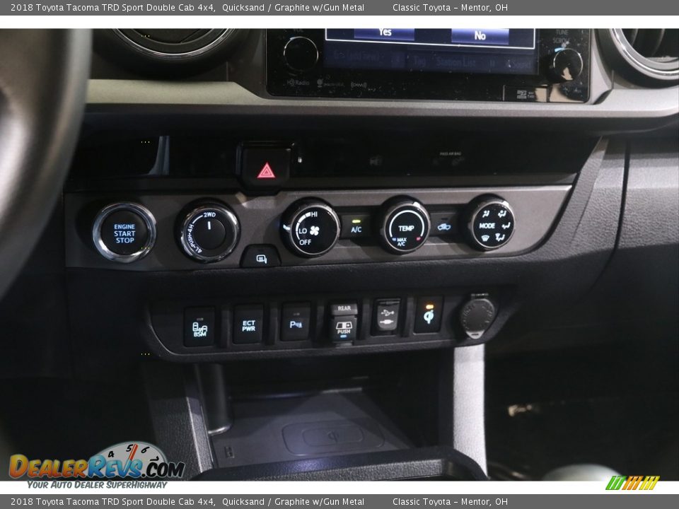 2018 Toyota Tacoma TRD Sport Double Cab 4x4 Quicksand / Graphite w/Gun Metal Photo #15