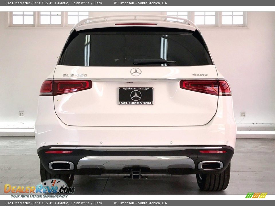 2021 Mercedes-Benz GLS 450 4Matic Polar White / Black Photo #3