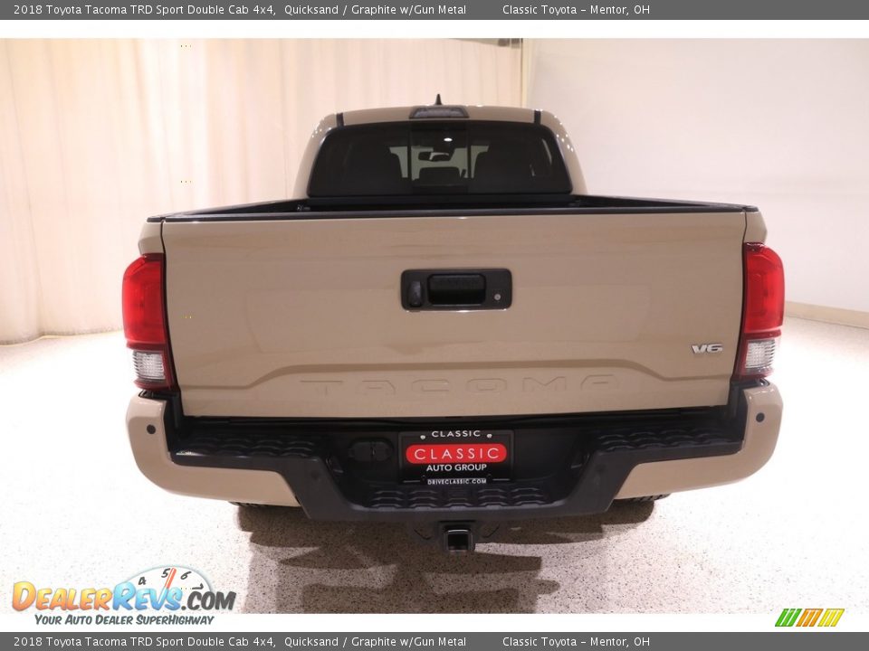 2018 Toyota Tacoma TRD Sport Double Cab 4x4 Quicksand / Graphite w/Gun Metal Photo #20
