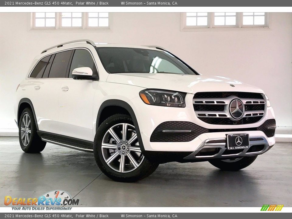 2021 Mercedes-Benz GLS 450 4Matic Polar White / Black Photo #12