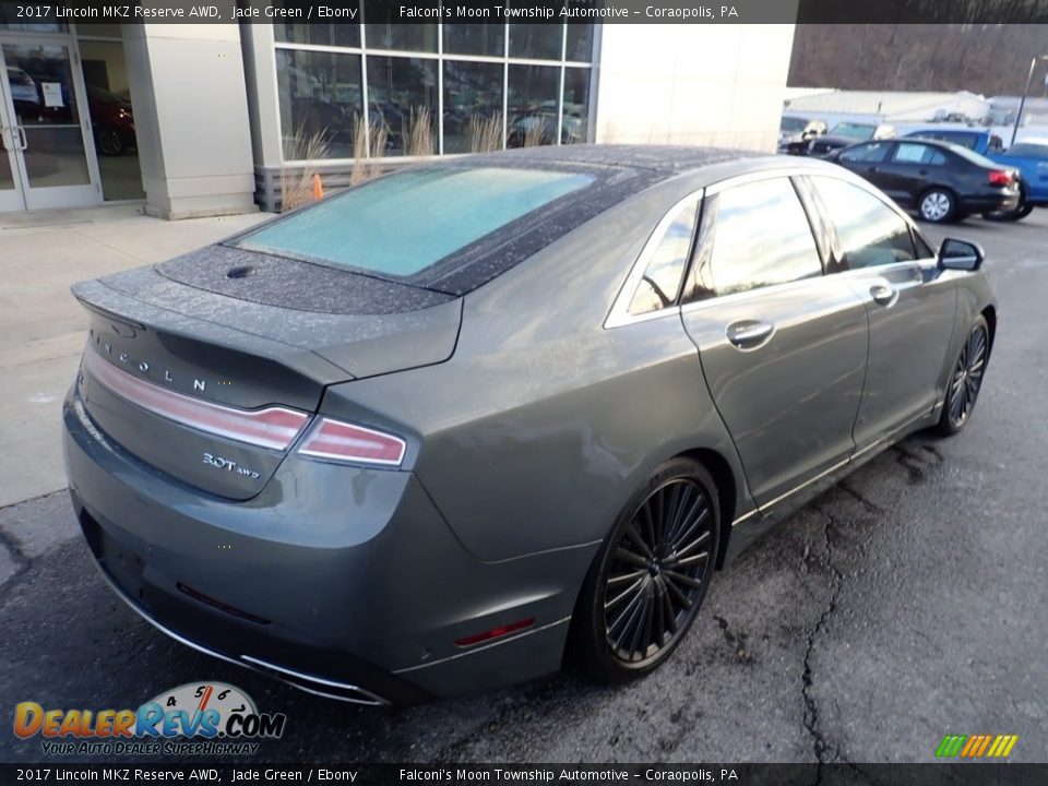 2017 Lincoln MKZ Reserve AWD Jade Green / Ebony Photo #2