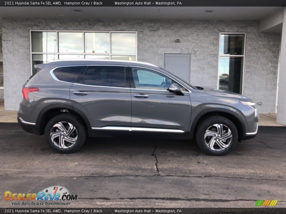 2021 Hyundai Santa Fe SEL AWD Hampton Gray / Black Photo #2