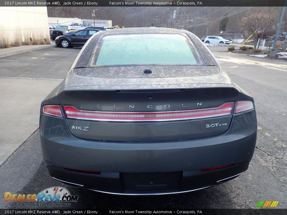 2017 Lincoln MKZ Reserve AWD Jade Green / Ebony Photo #3