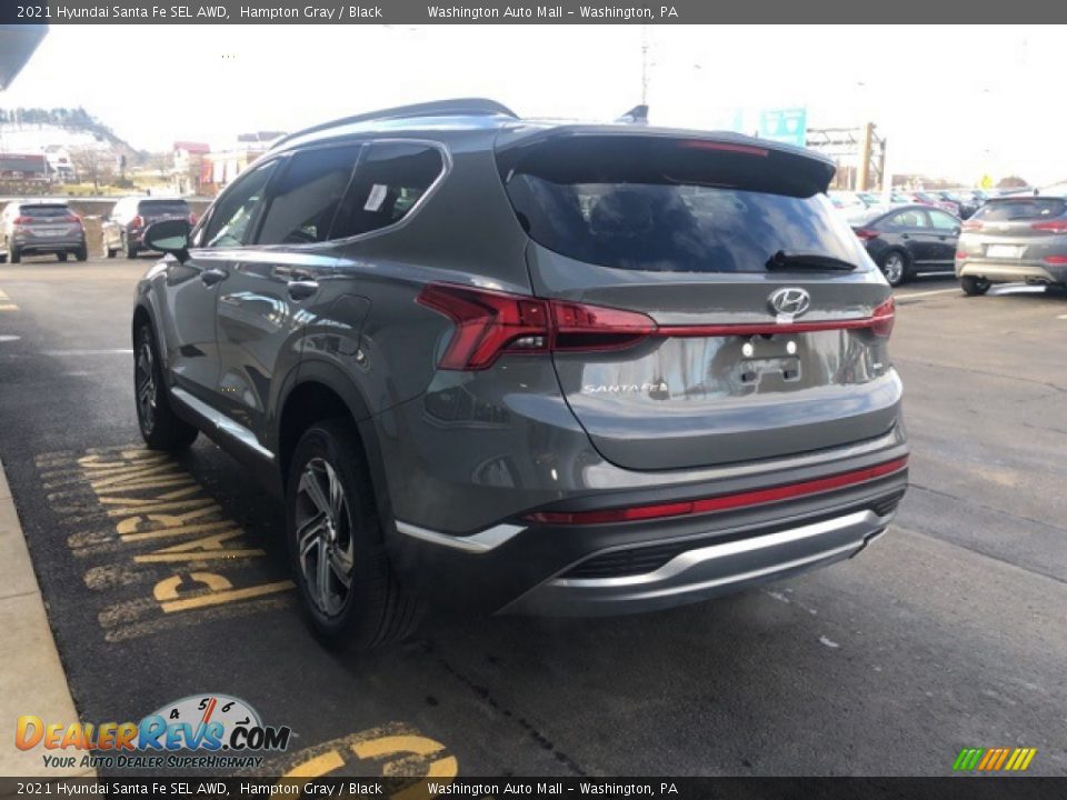 2021 Hyundai Santa Fe SEL AWD Hampton Gray / Black Photo #3