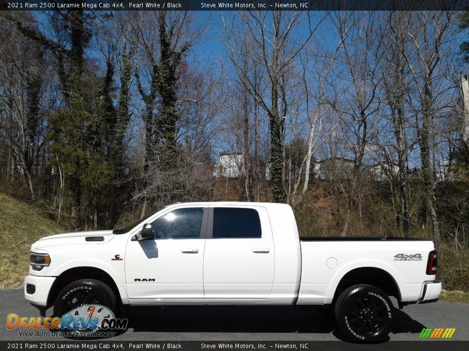 Pearl White 2021 Ram 2500 Laramie Mega Cab 4x4 Photo #1