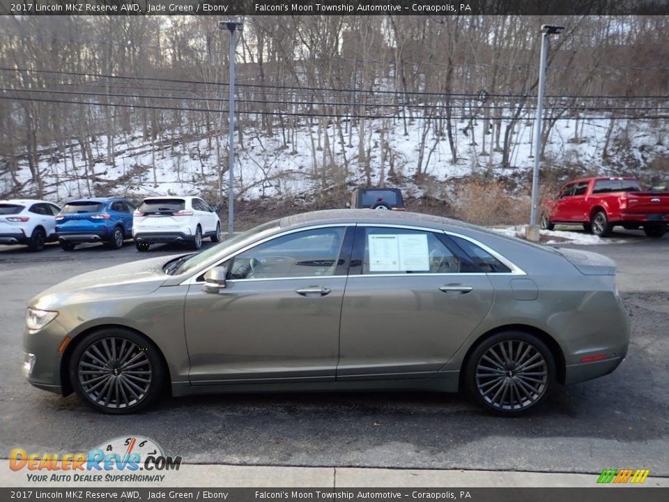 Jade Green 2017 Lincoln MKZ Reserve AWD Photo #6