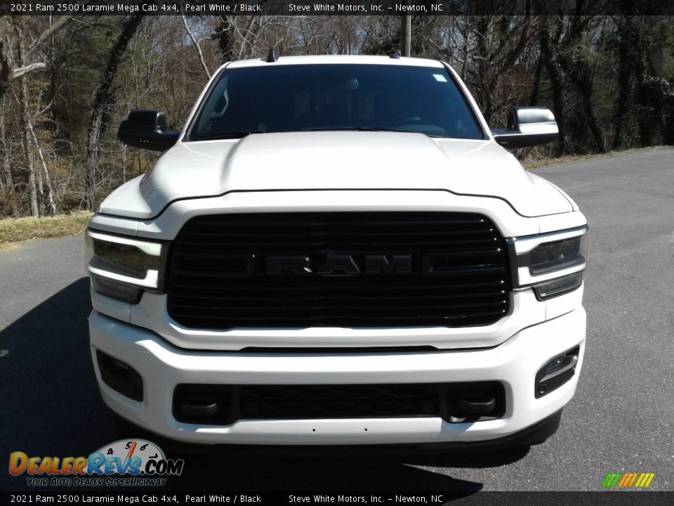 2021 Ram 2500 Laramie Mega Cab 4x4 Pearl White / Black Photo #3