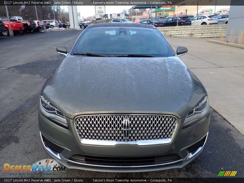 2017 Lincoln MKZ Reserve AWD Jade Green / Ebony Photo #8