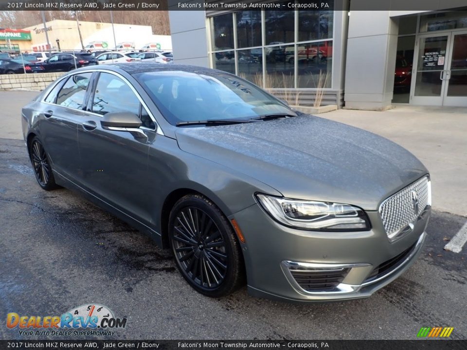 Jade Green 2017 Lincoln MKZ Reserve AWD Photo #9