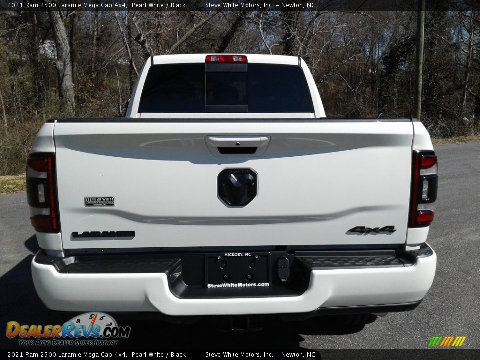 2021 Ram 2500 Laramie Mega Cab 4x4 Pearl White / Black Photo #7