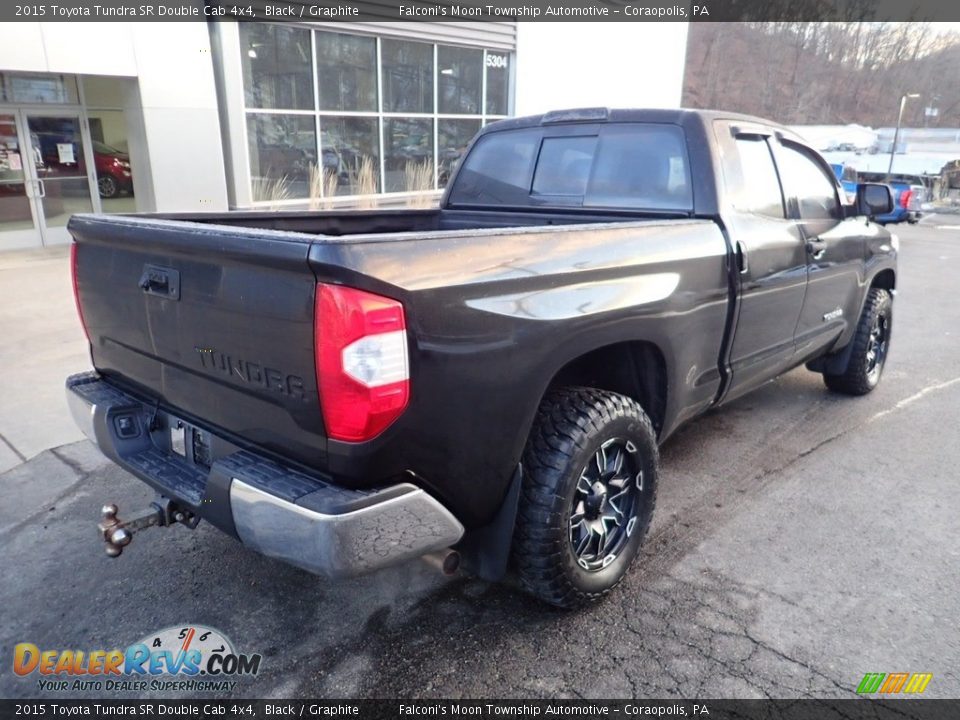 2015 Toyota Tundra SR Double Cab 4x4 Black / Graphite Photo #2