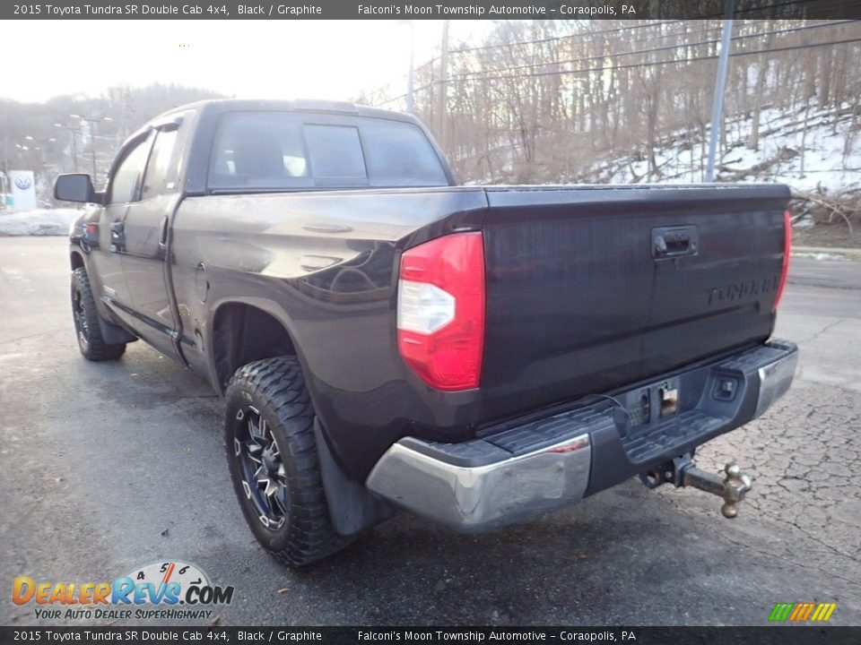 2015 Toyota Tundra SR Double Cab 4x4 Black / Graphite Photo #4