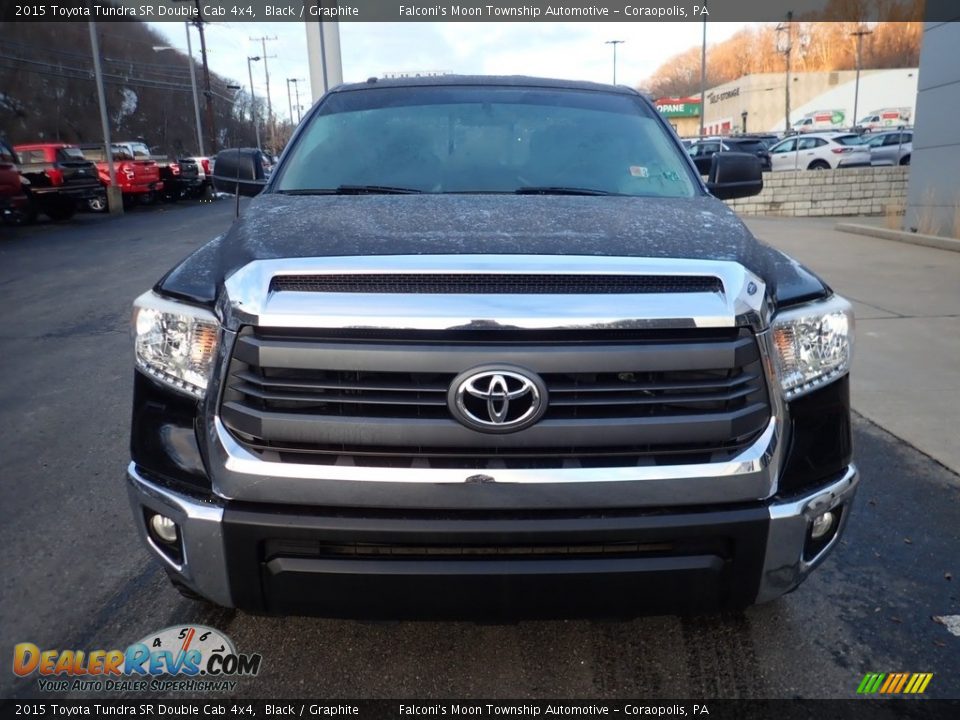 2015 Toyota Tundra SR Double Cab 4x4 Black / Graphite Photo #7