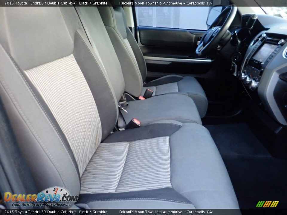 2015 Toyota Tundra SR Double Cab 4x4 Black / Graphite Photo #10
