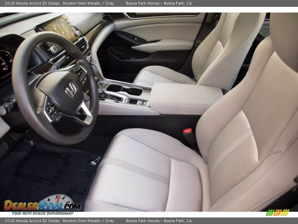 2018 Honda Accord EX Sedan Modern Steel Metallic / Gray Photo #3