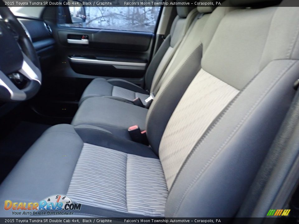 2015 Toyota Tundra SR Double Cab 4x4 Black / Graphite Photo #15