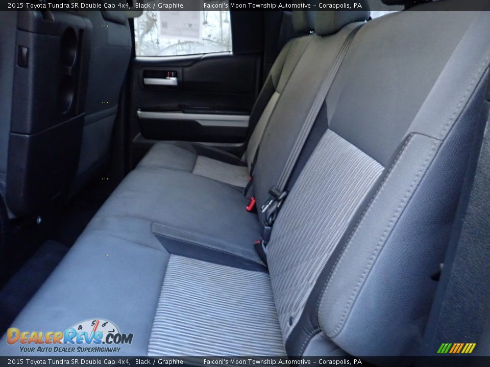 2015 Toyota Tundra SR Double Cab 4x4 Black / Graphite Photo #17