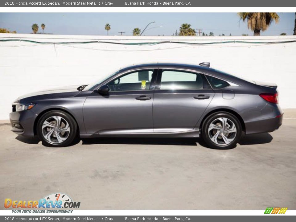 2018 Honda Accord EX Sedan Modern Steel Metallic / Gray Photo #8