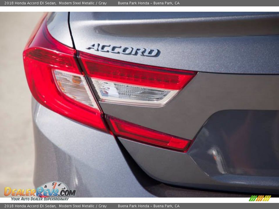 2018 Honda Accord EX Sedan Modern Steel Metallic / Gray Photo #10