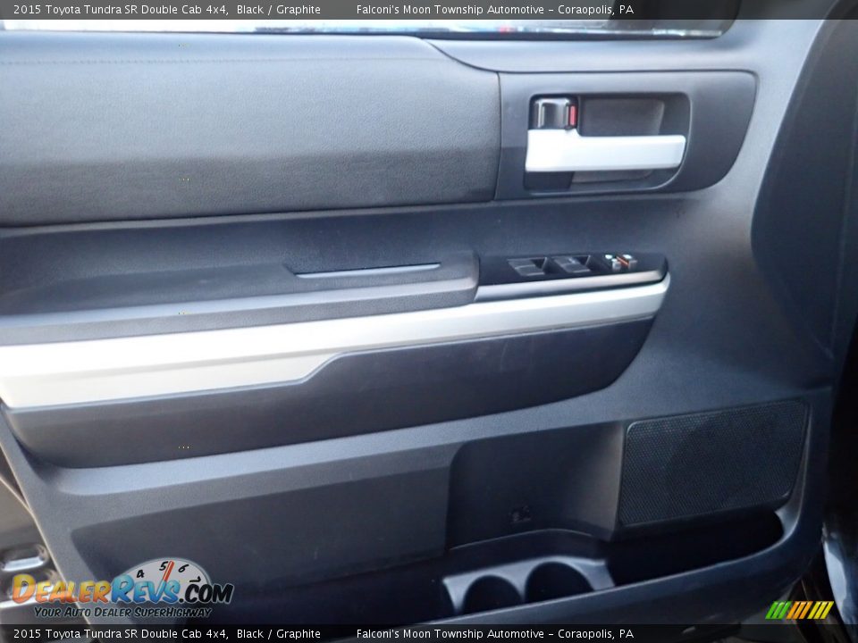 2015 Toyota Tundra SR Double Cab 4x4 Black / Graphite Photo #20