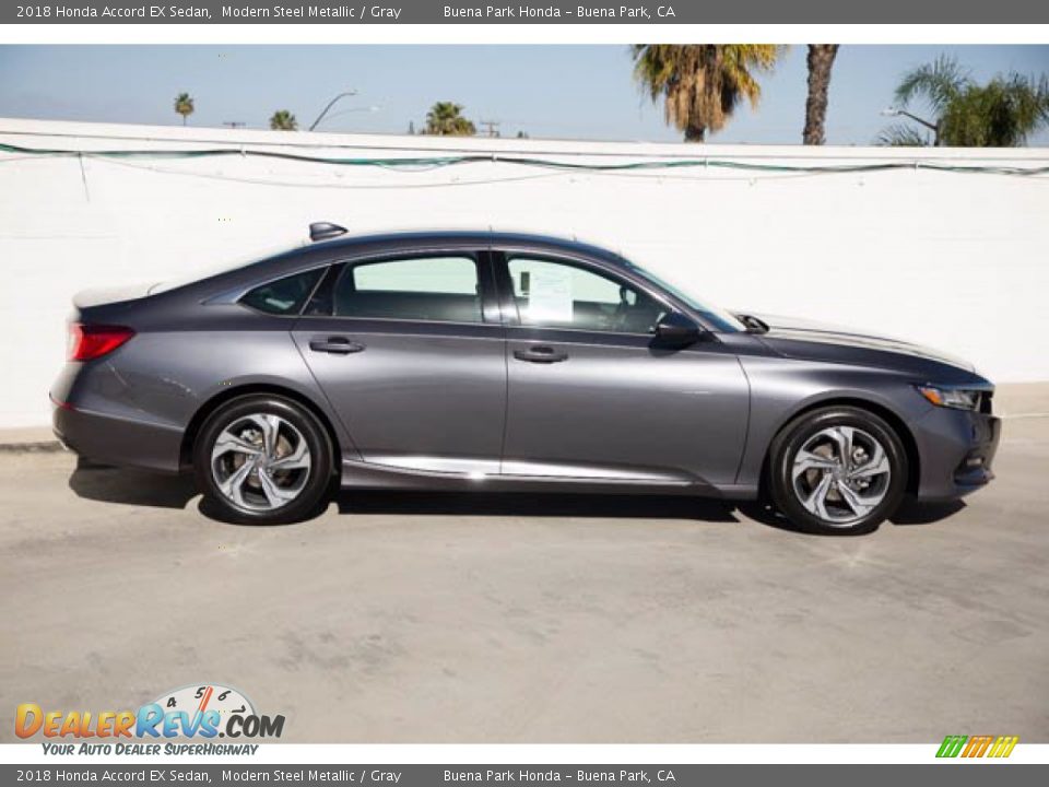 2018 Honda Accord EX Sedan Modern Steel Metallic / Gray Photo #12