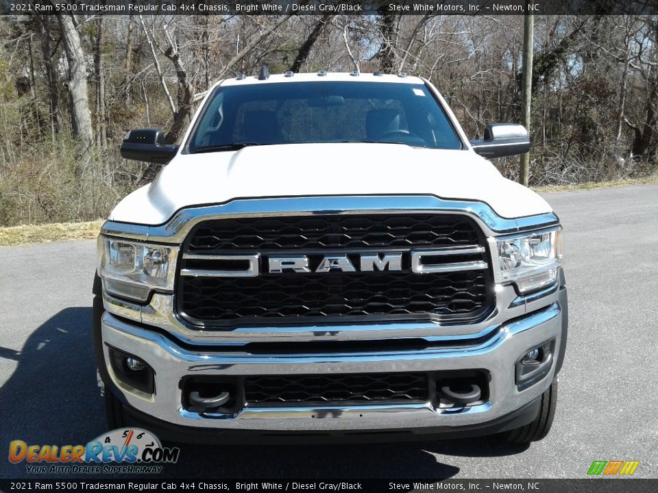 2021 Ram 5500 Tradesman Regular Cab 4x4 Chassis Bright White / Diesel Gray/Black Photo #3