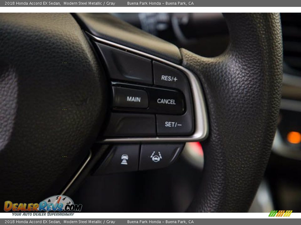2018 Honda Accord EX Sedan Modern Steel Metallic / Gray Photo #15