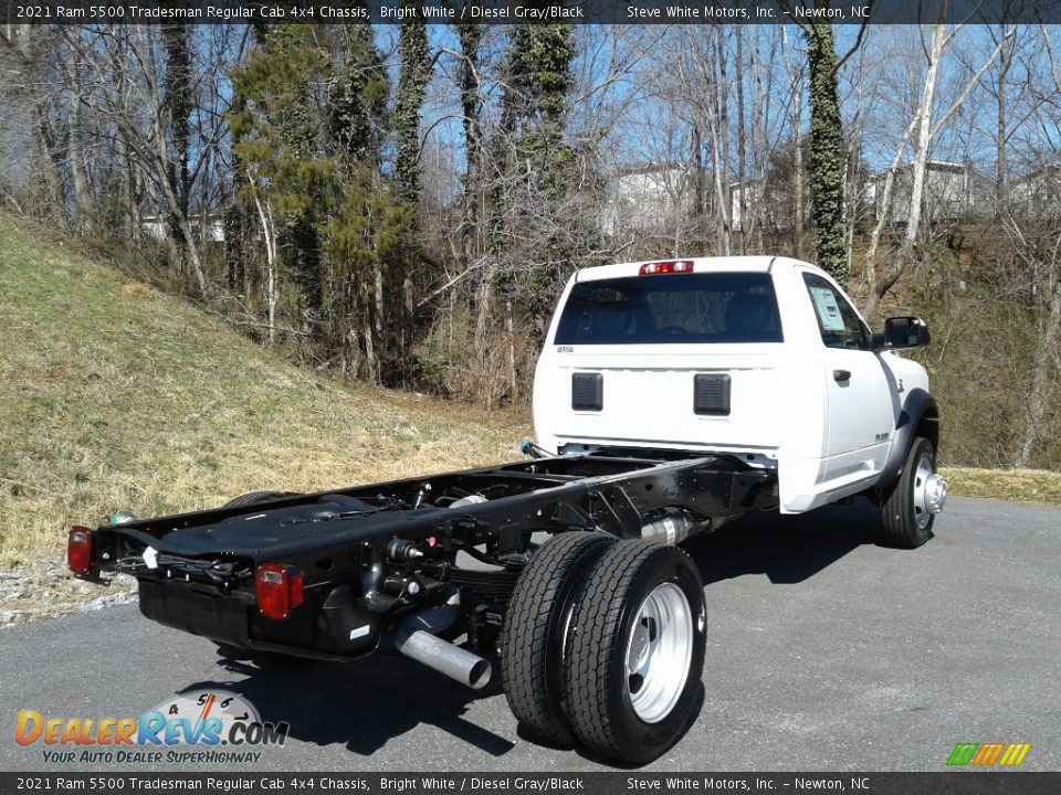 2021 Ram 5500 Tradesman Regular Cab 4x4 Chassis Bright White / Diesel Gray/Black Photo #6