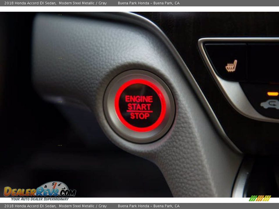 2018 Honda Accord EX Sedan Modern Steel Metallic / Gray Photo #16