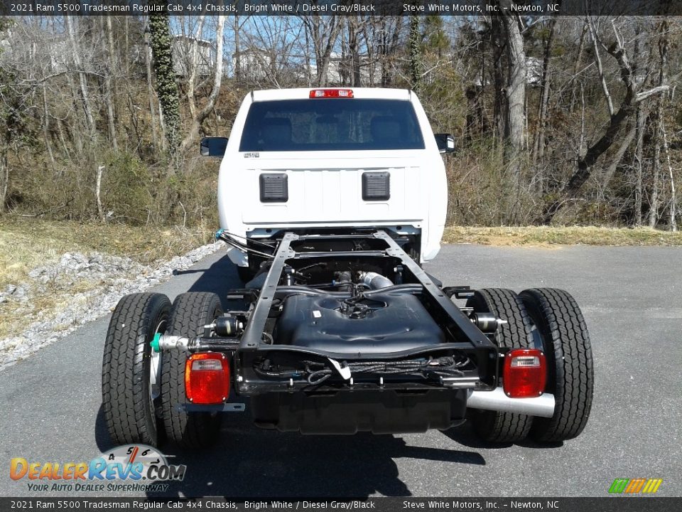 2021 Ram 5500 Tradesman Regular Cab 4x4 Chassis Bright White / Diesel Gray/Black Photo #7