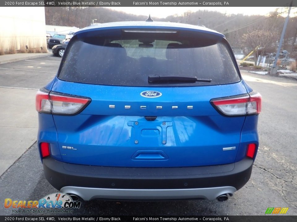 2020 Ford Escape SEL 4WD Velocity Blue Metallic / Ebony Black Photo #3
