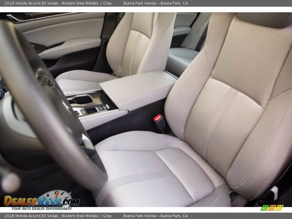 2018 Honda Accord EX Sedan Modern Steel Metallic / Gray Photo #18