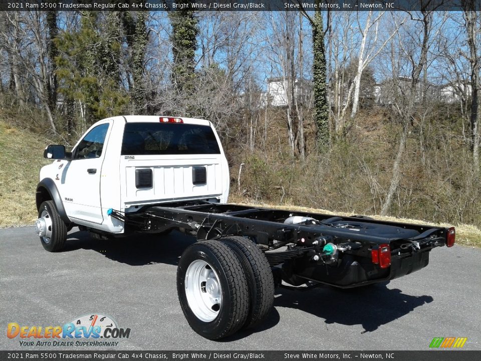 2021 Ram 5500 Tradesman Regular Cab 4x4 Chassis Bright White / Diesel Gray/Black Photo #8