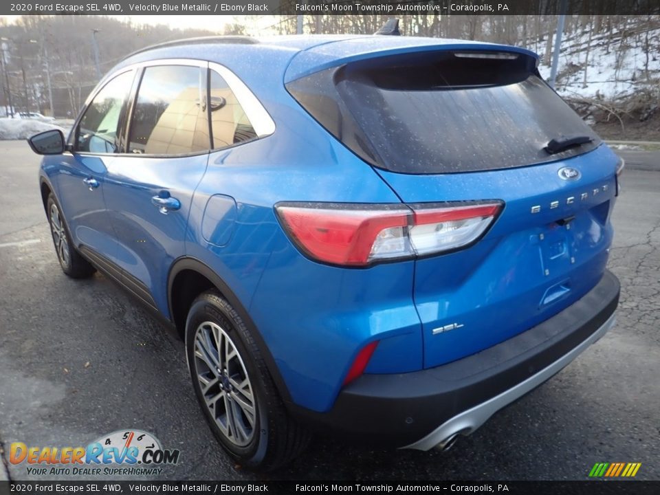2020 Ford Escape SEL 4WD Velocity Blue Metallic / Ebony Black Photo #5