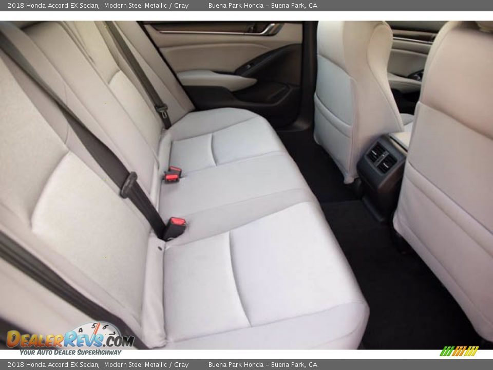 2018 Honda Accord EX Sedan Modern Steel Metallic / Gray Photo #22