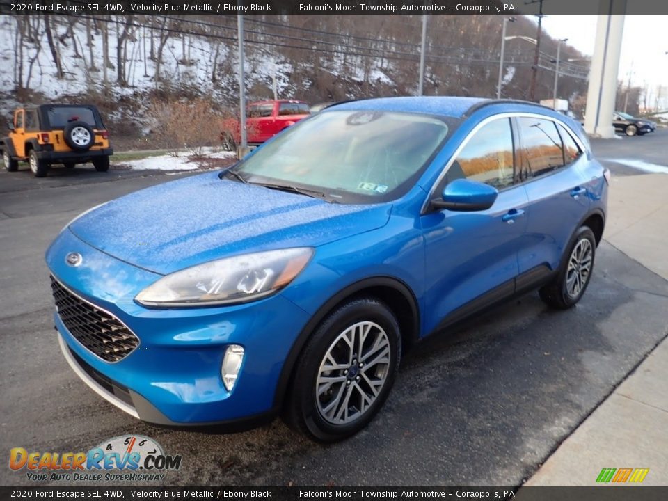 2020 Ford Escape SEL 4WD Velocity Blue Metallic / Ebony Black Photo #7