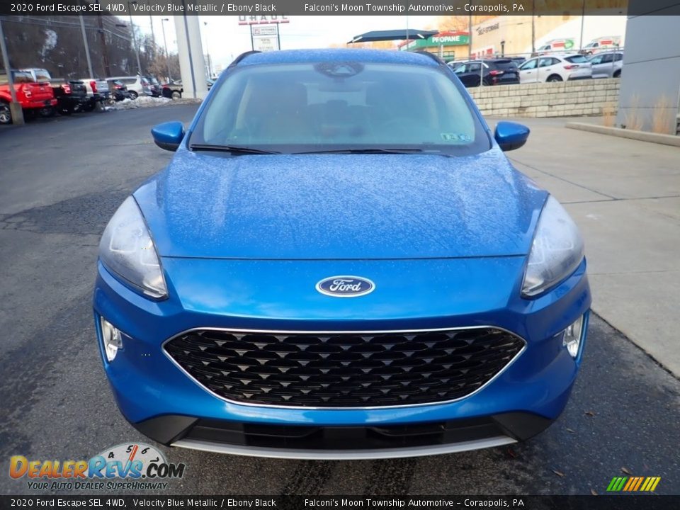 2020 Ford Escape SEL 4WD Velocity Blue Metallic / Ebony Black Photo #8