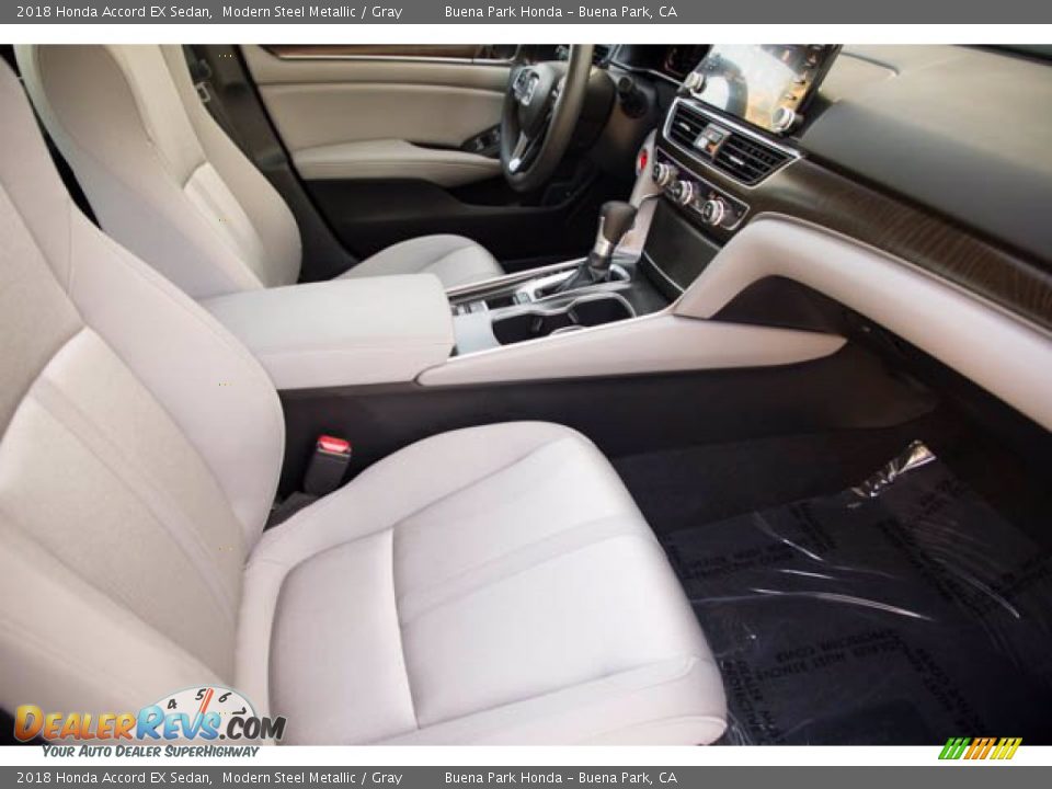 2018 Honda Accord EX Sedan Modern Steel Metallic / Gray Photo #24