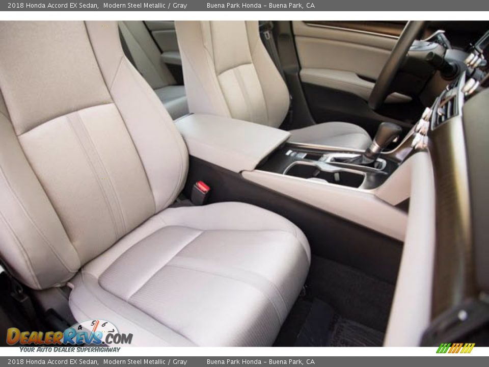 2018 Honda Accord EX Sedan Modern Steel Metallic / Gray Photo #25