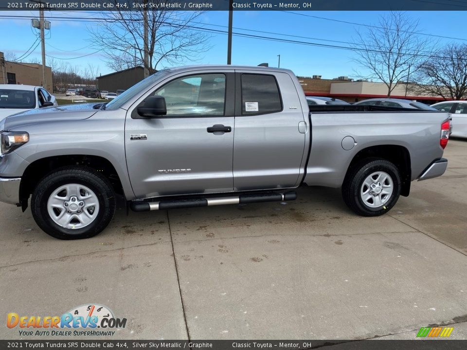 2021 Toyota Tundra SR5 Double Cab 4x4 Silver Sky Metallic / Graphite Photo #1